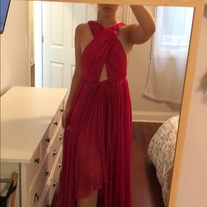 Stunning pink maxi dress